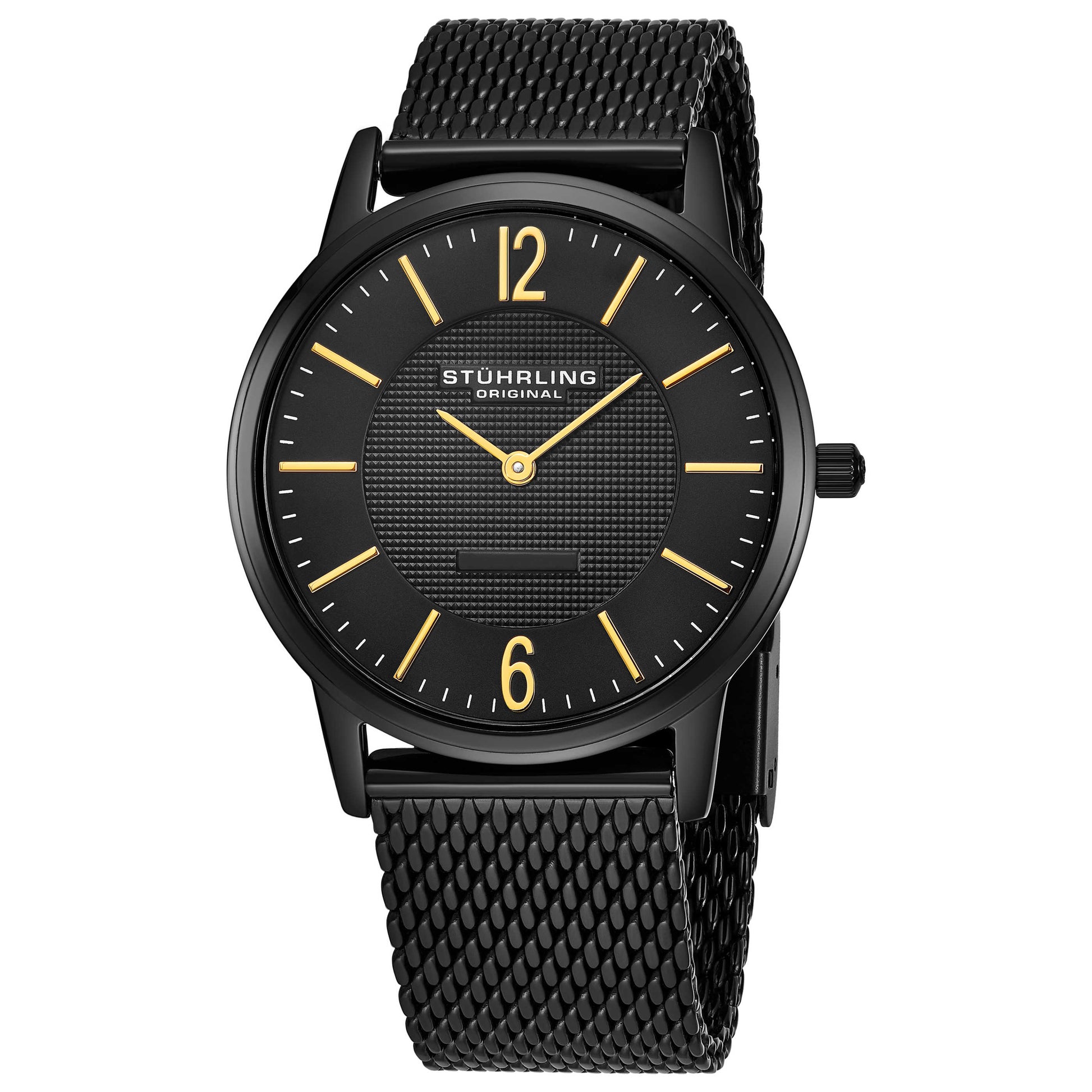 Front view of Stuhrling Symphony Men's Quartz Watch M14557