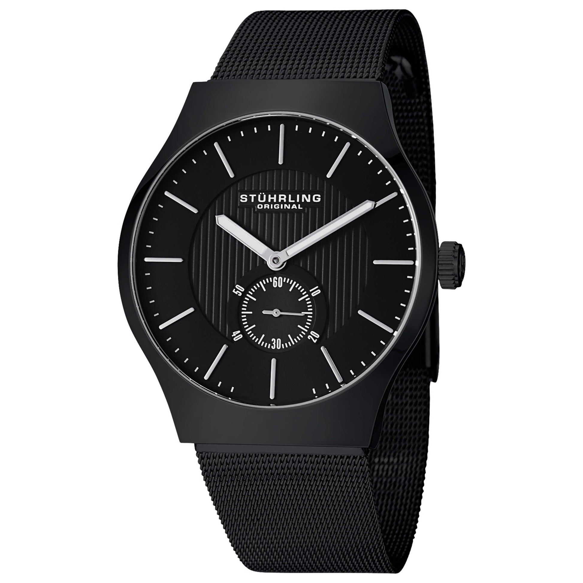 Front view of Stuhrling Symphony Men's Quartz Watch M14558