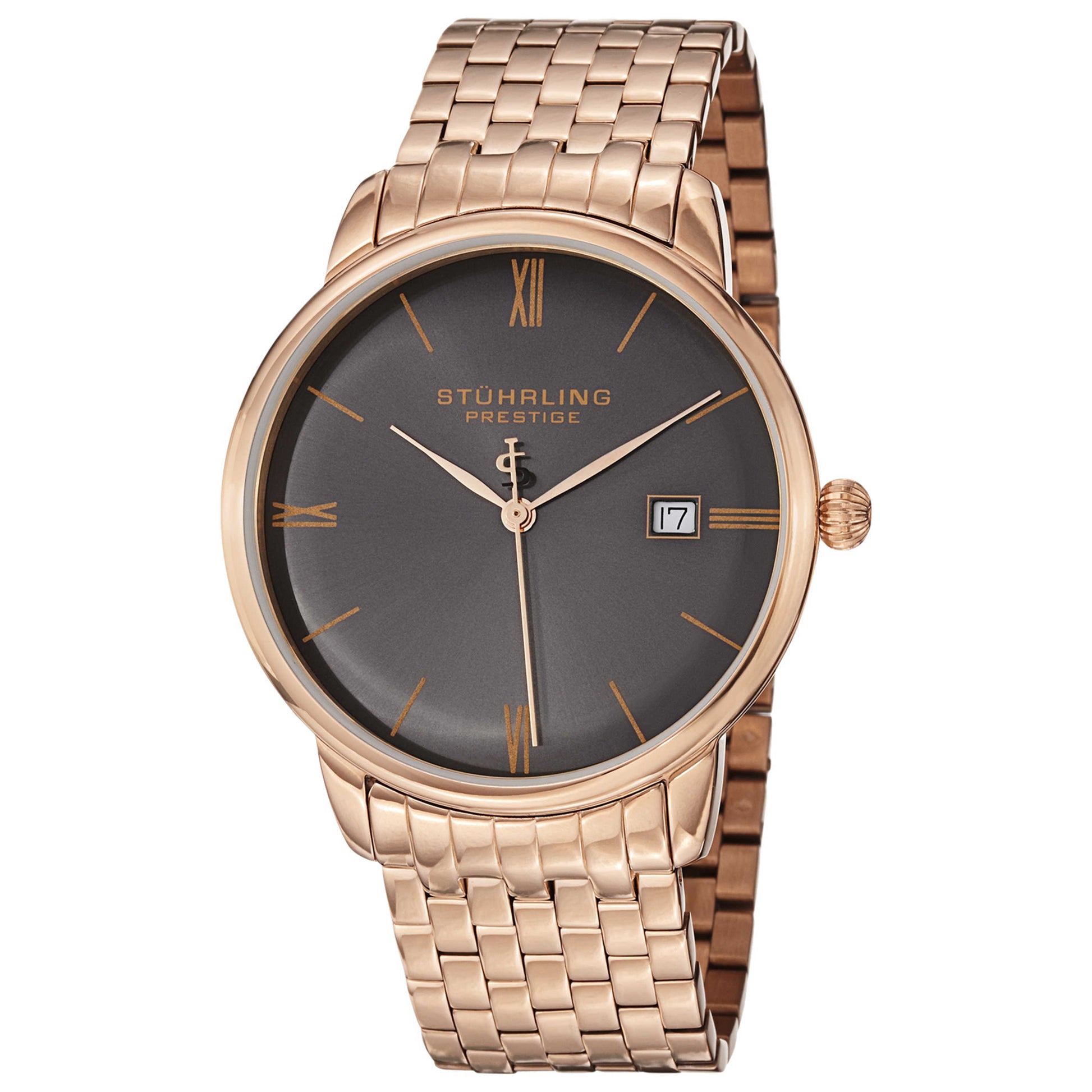 Front view of Stuhrling Prestige Men's Quartz Watch M14579