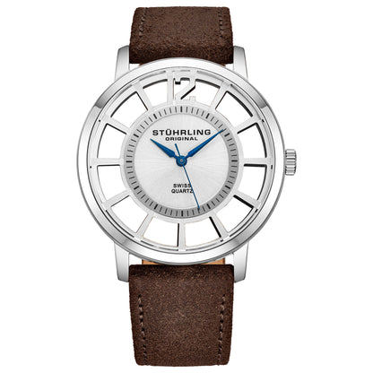 Front view of Stuhrling Symphony Men's Quartz Watch M14587