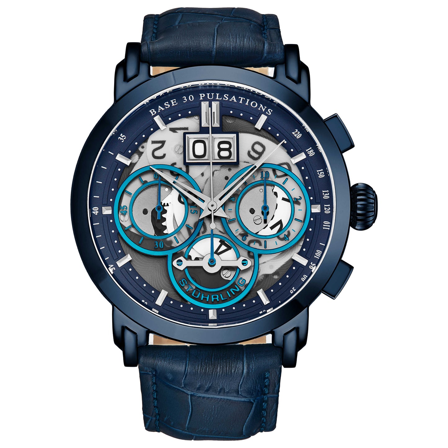 Front view of Stuhrling Imperia Men's Quartz Watch M14592