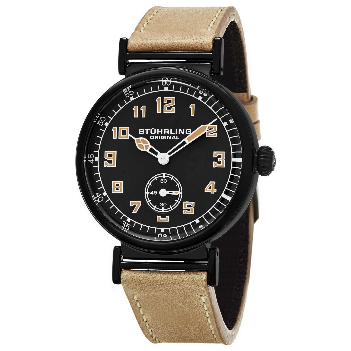 Front view of Stuhrling Aviator Men's Quartz Watch M14609