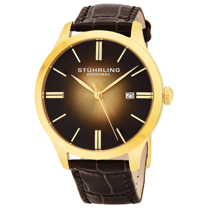 Front view of Stuhrling Symphony Men's Quartz Watch M14616