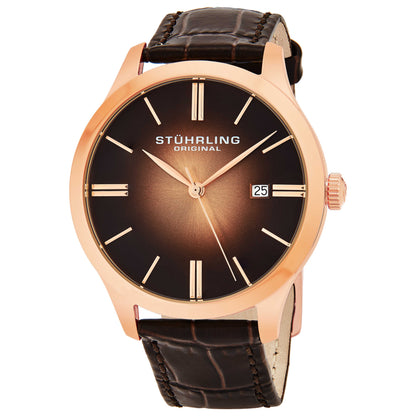 Front view of Stuhrling Symphony Men's Quartz Watch M14617