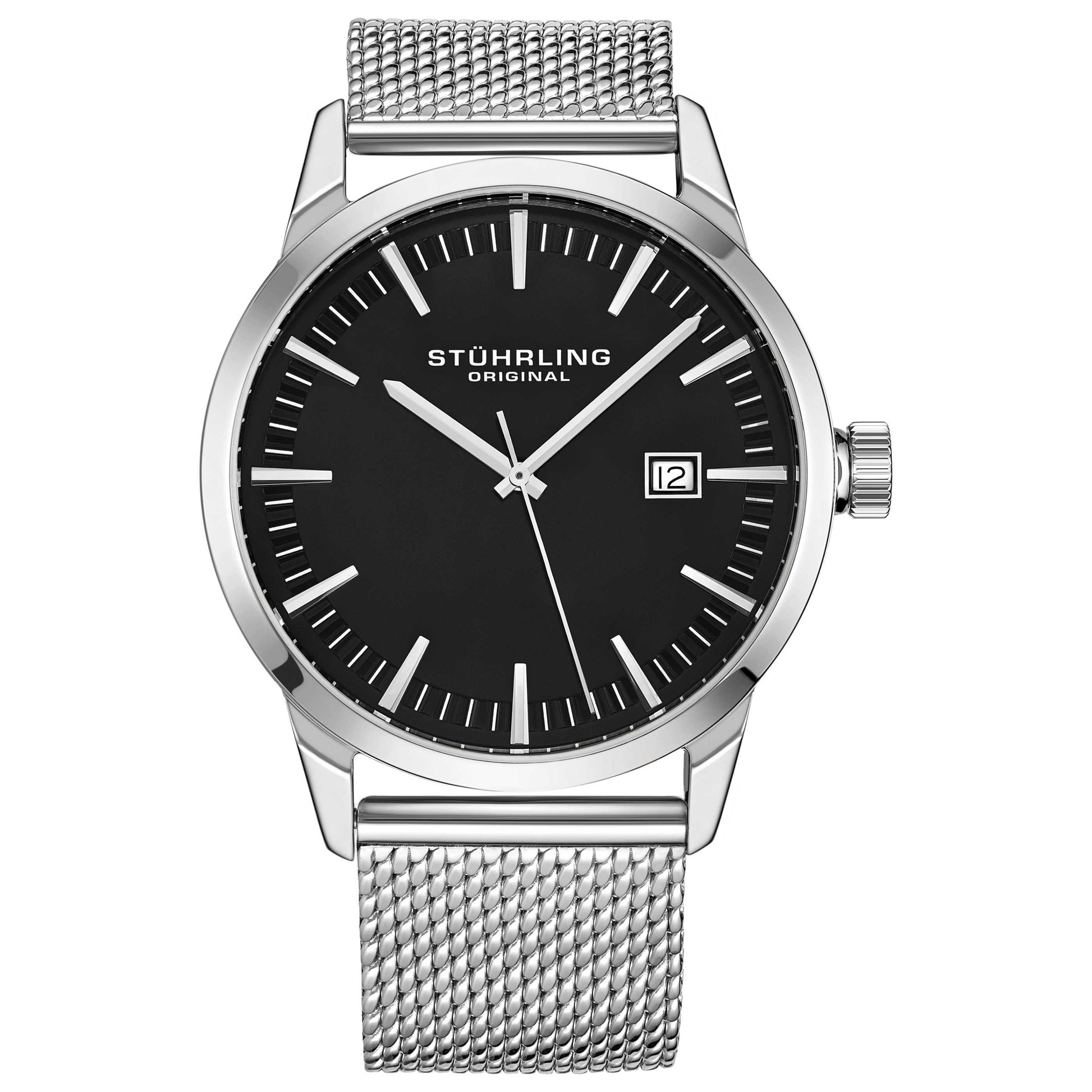 Front view of Stuhrling Symphony Men's Quartz Watch M14631