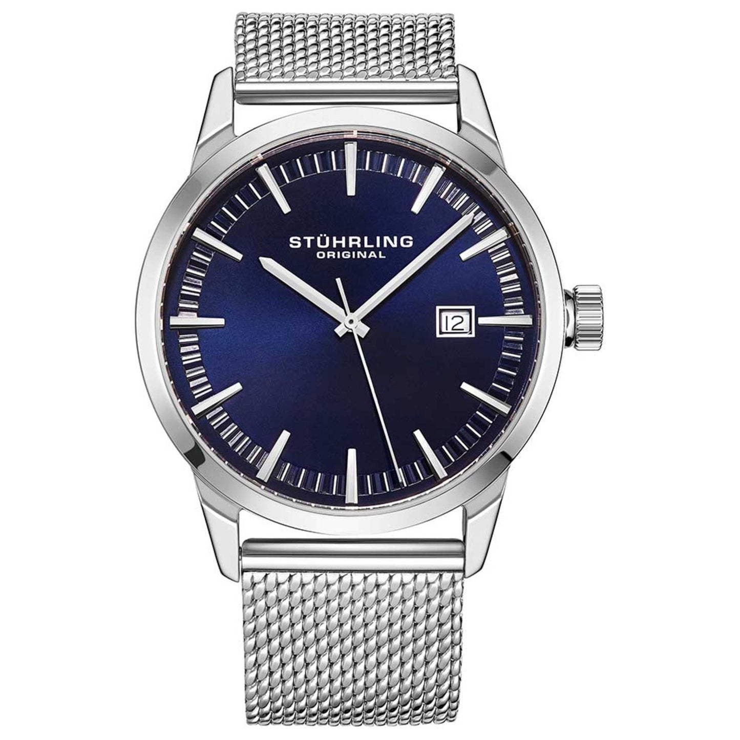 Front view of Stuhrling Symphony Men's Quartz Watch M14634