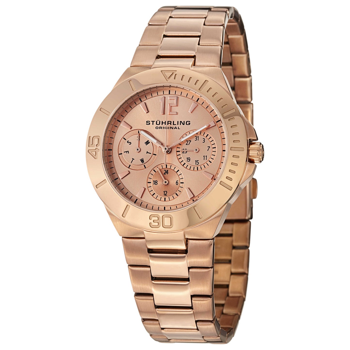 Front view of Stuhrling Aquadiver Women's Quartz Watch M14638