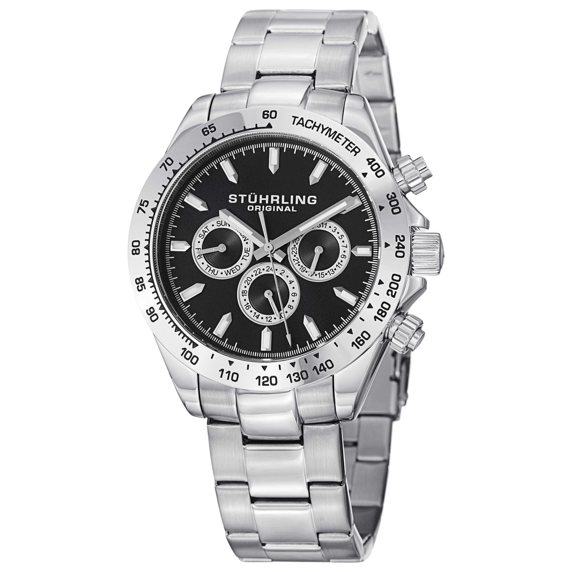 Front view of Stuhrling Monaco Men's Quartz Watch M14651