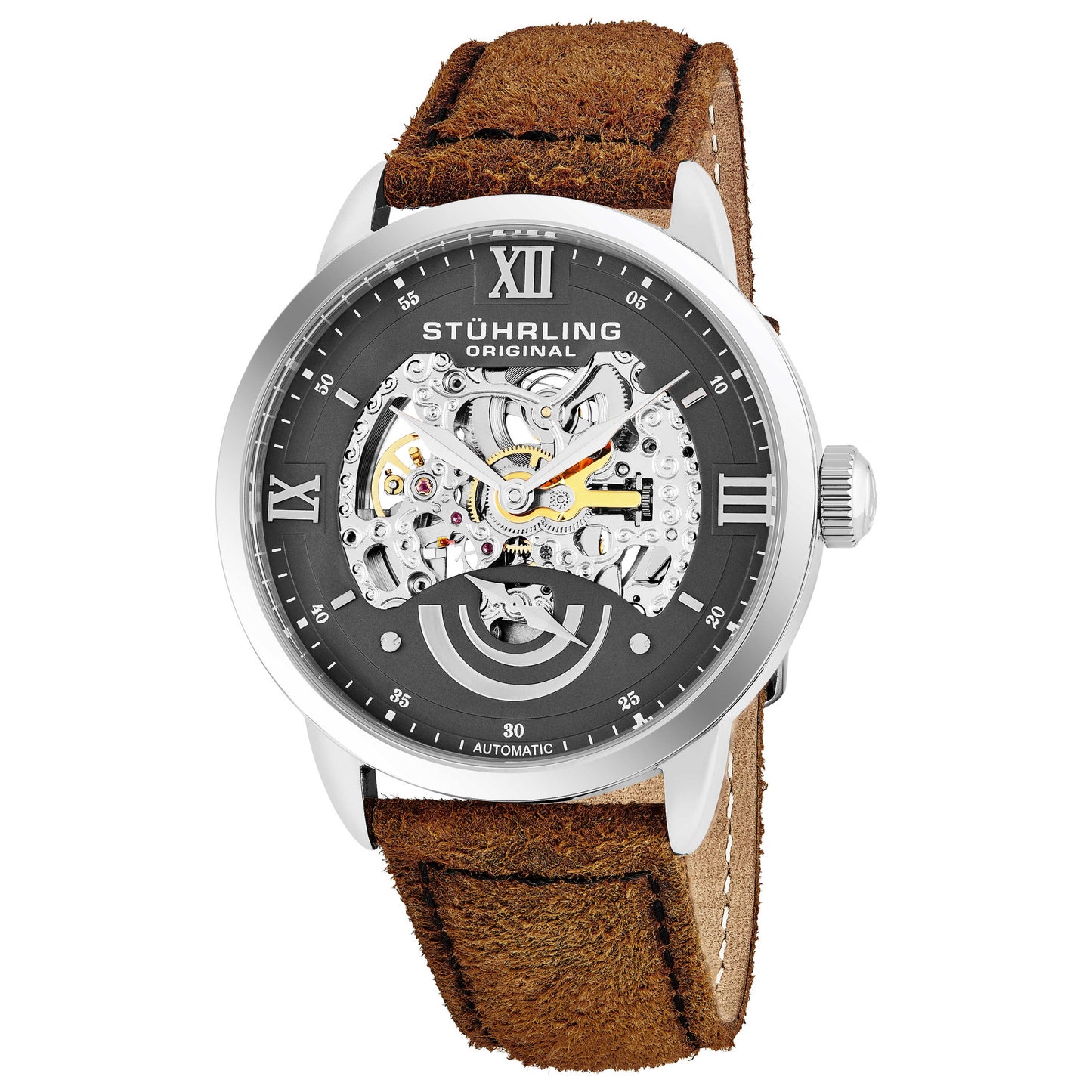 Front view of Stuhrling Legacy Men's Automatic Watch M14669