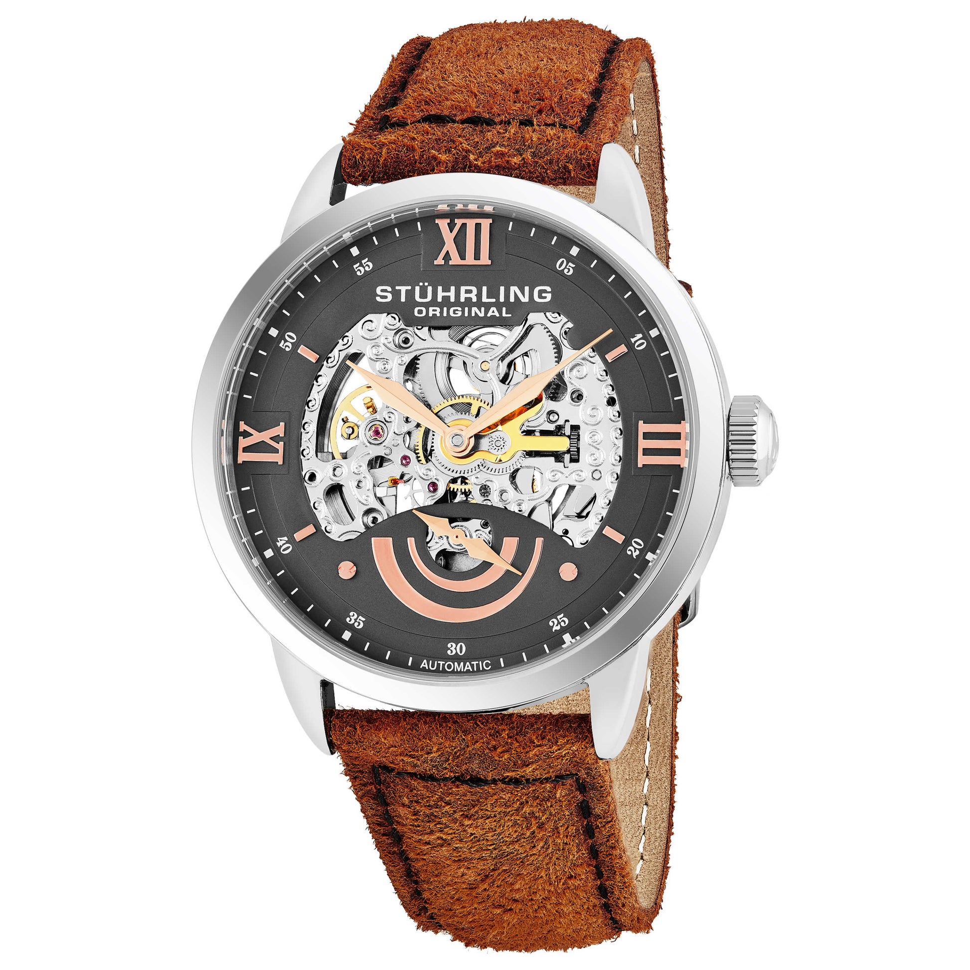 Front view of Stuhrling Legacy Men's Automatic Watch M14670