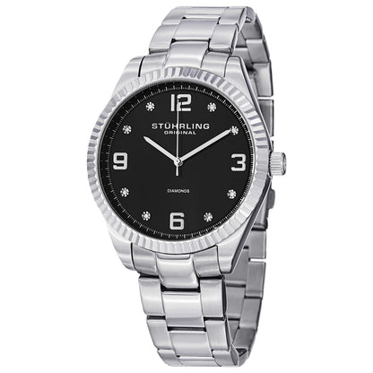 Front view of Stuhrling Symphony Men's Quartz Watch M14696