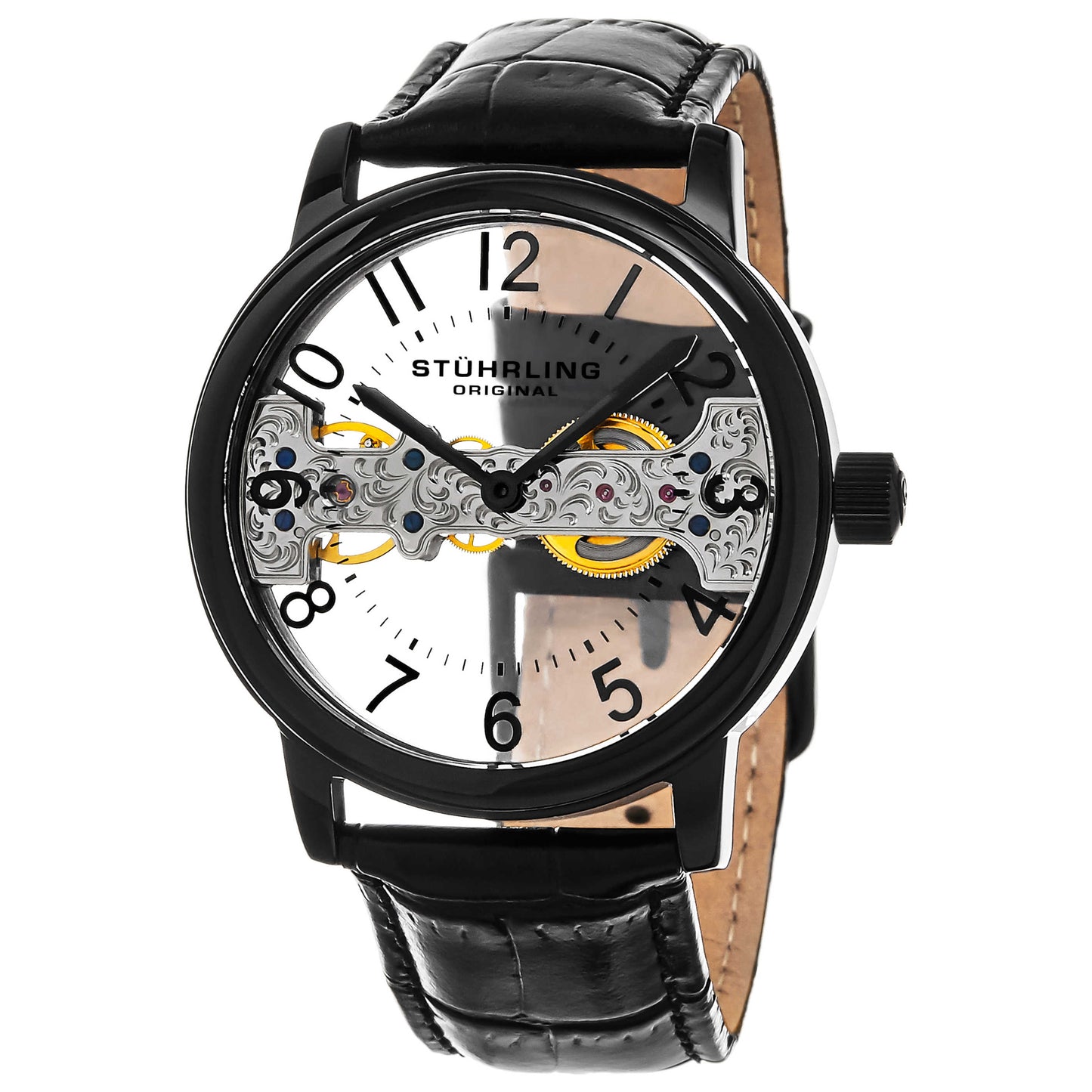Front view of Stuhrling Legacy Men's Manual-Wind Watch M14732
