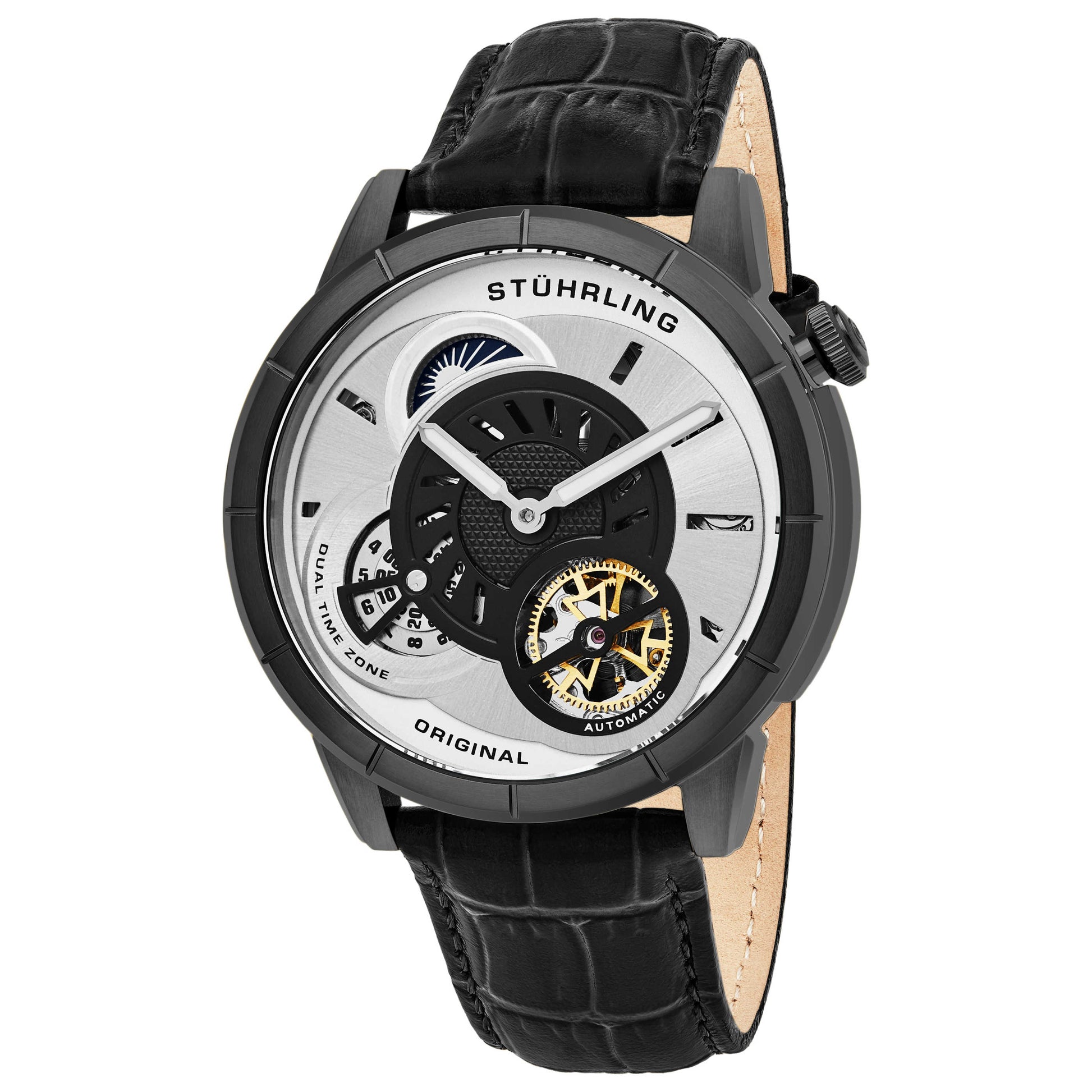 Front view of Stuhrling Legacy Men's Automatic Watch M14739