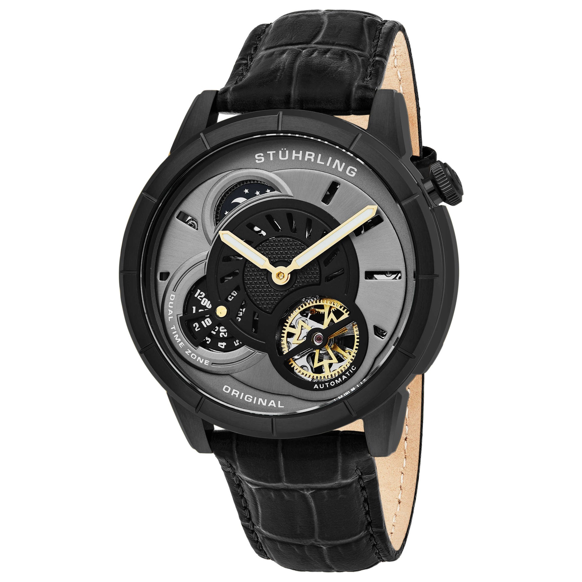 Front view of Stuhrling Legacy Men's Automatic Watch M14741