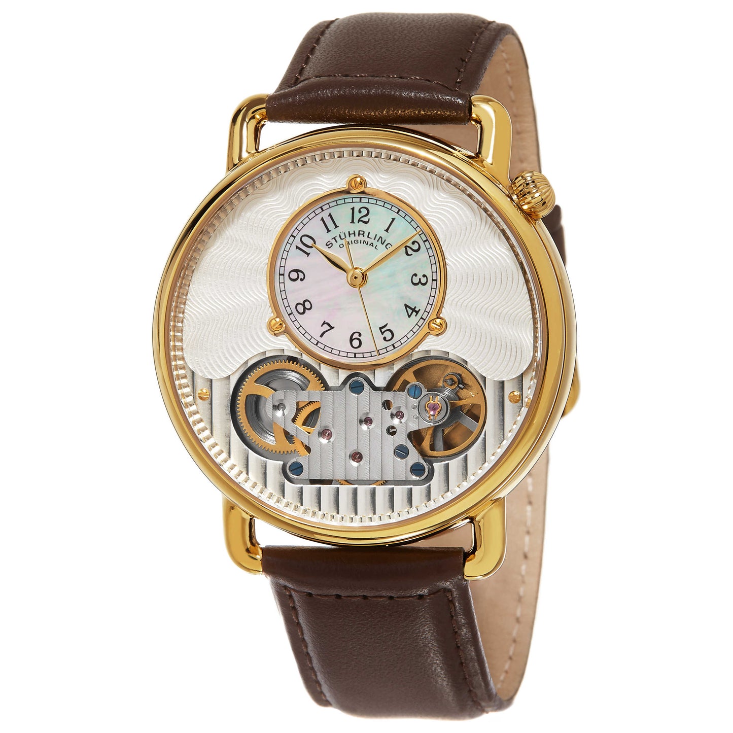 Front view of Stuhrling Legacy Men's Manual-Wind Watch M14743