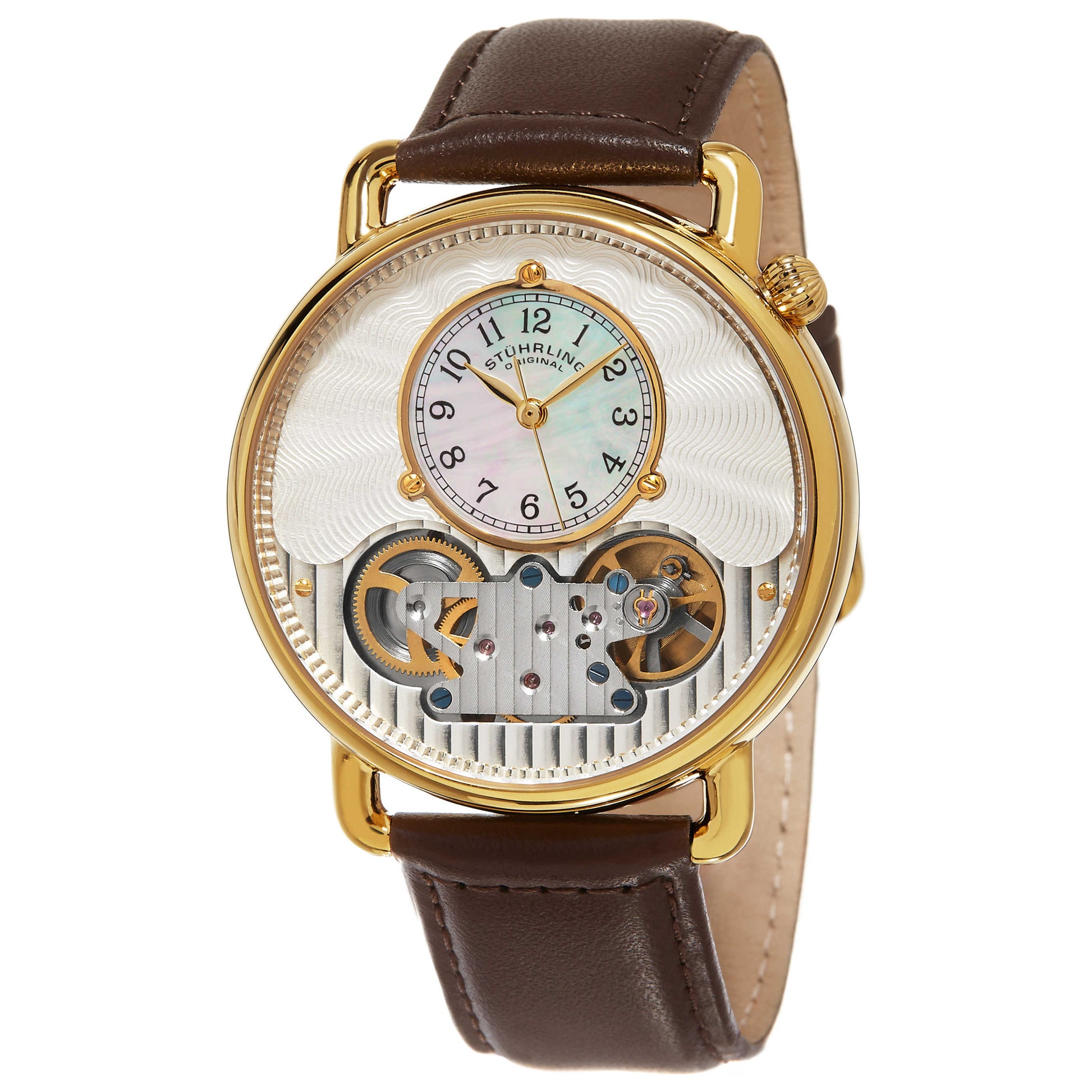 Front view of Stuhrling Legacy Men's Manual-Wind Watch M14743
