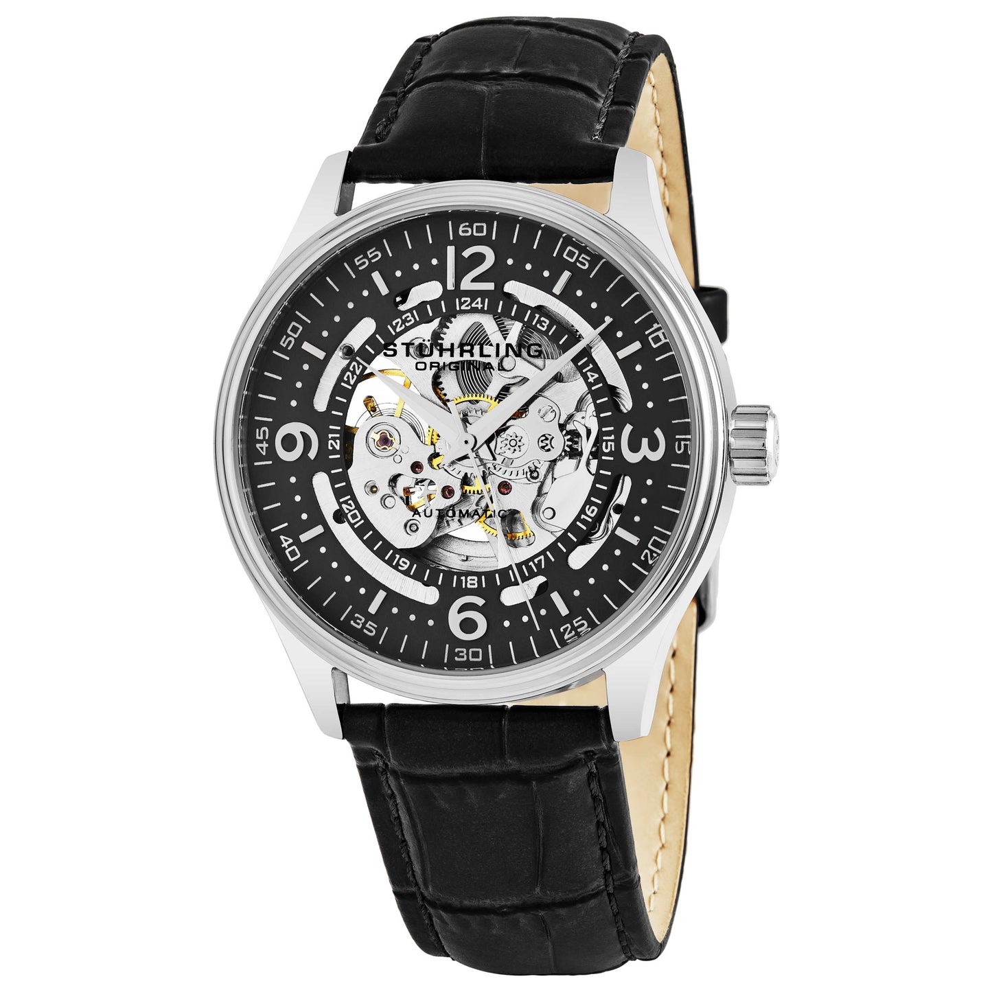 Front view of Stuhrling Legacy Men's Automatic Watch M14756
