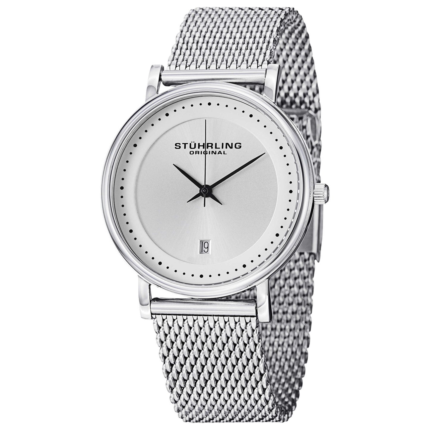 Front view of Stuhrling Symphony Men's Quartz Watch M14759