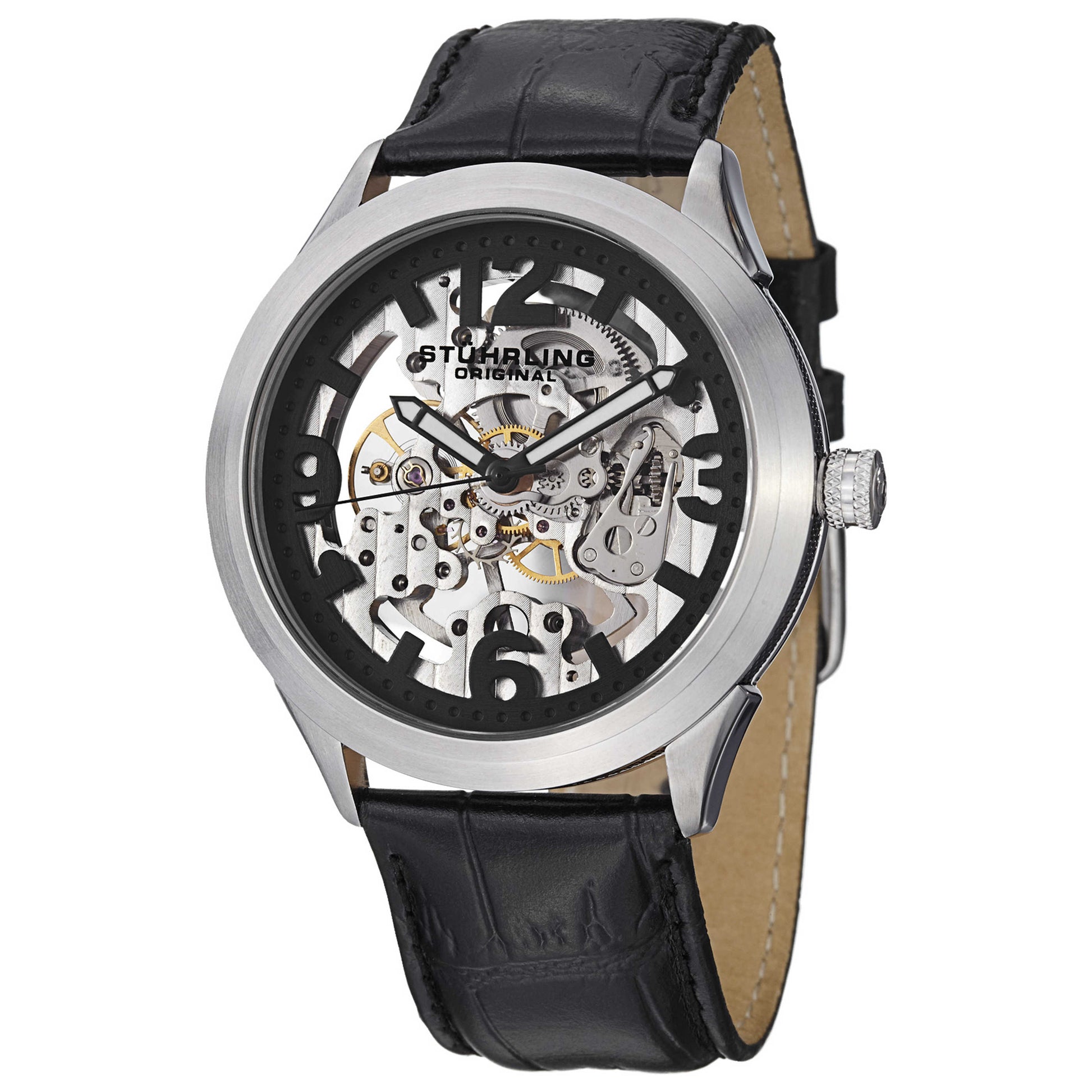 Front view of Stuhrling Legacy Men's Manual-Wind Watch M14773