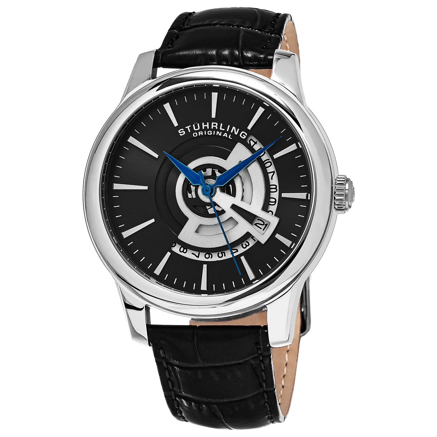 Front view of Stuhrling Symphony Men's Quartz Watch M14794