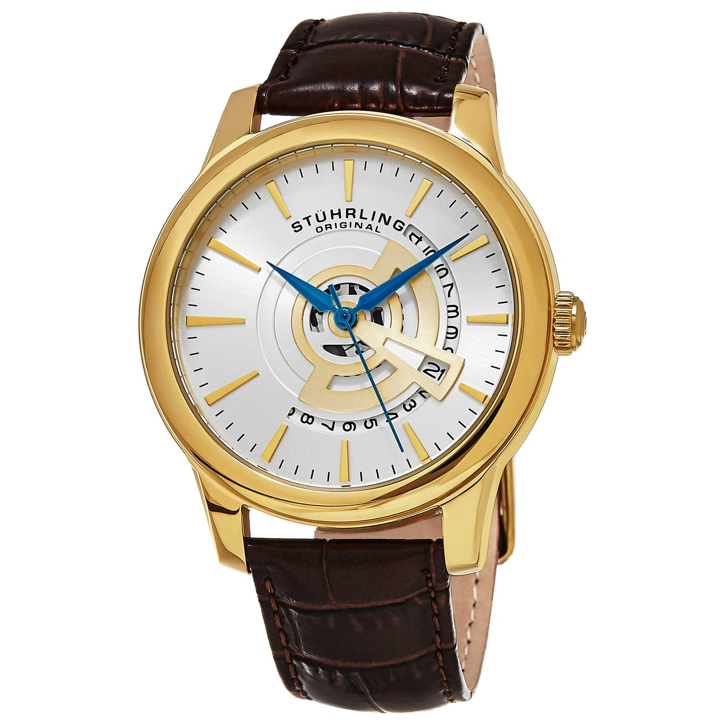 Front view of Stuhrling Symphony Men's Quartz Watch M14795