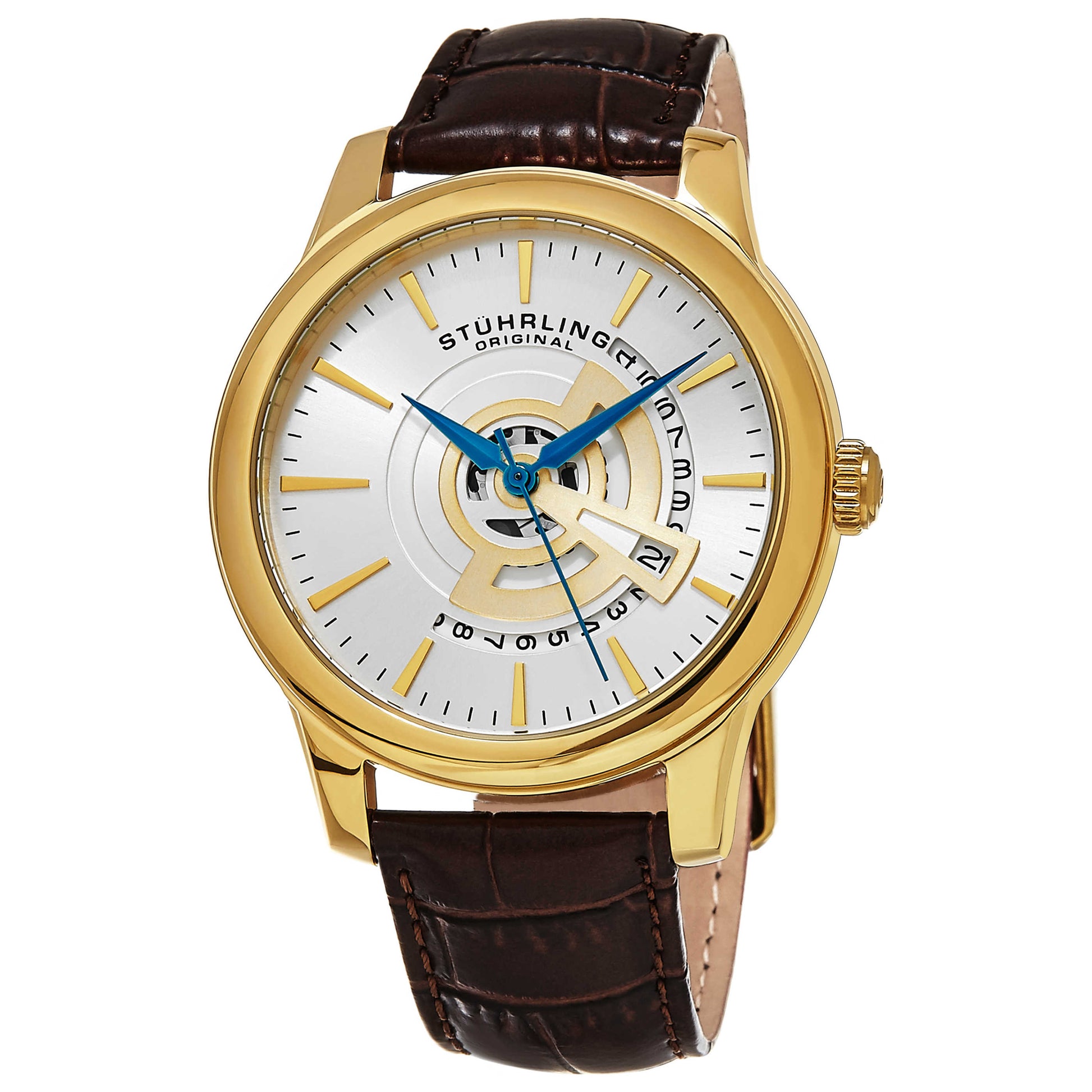 Front view of Stuhrling Symphony Men's Quartz Watch M14795