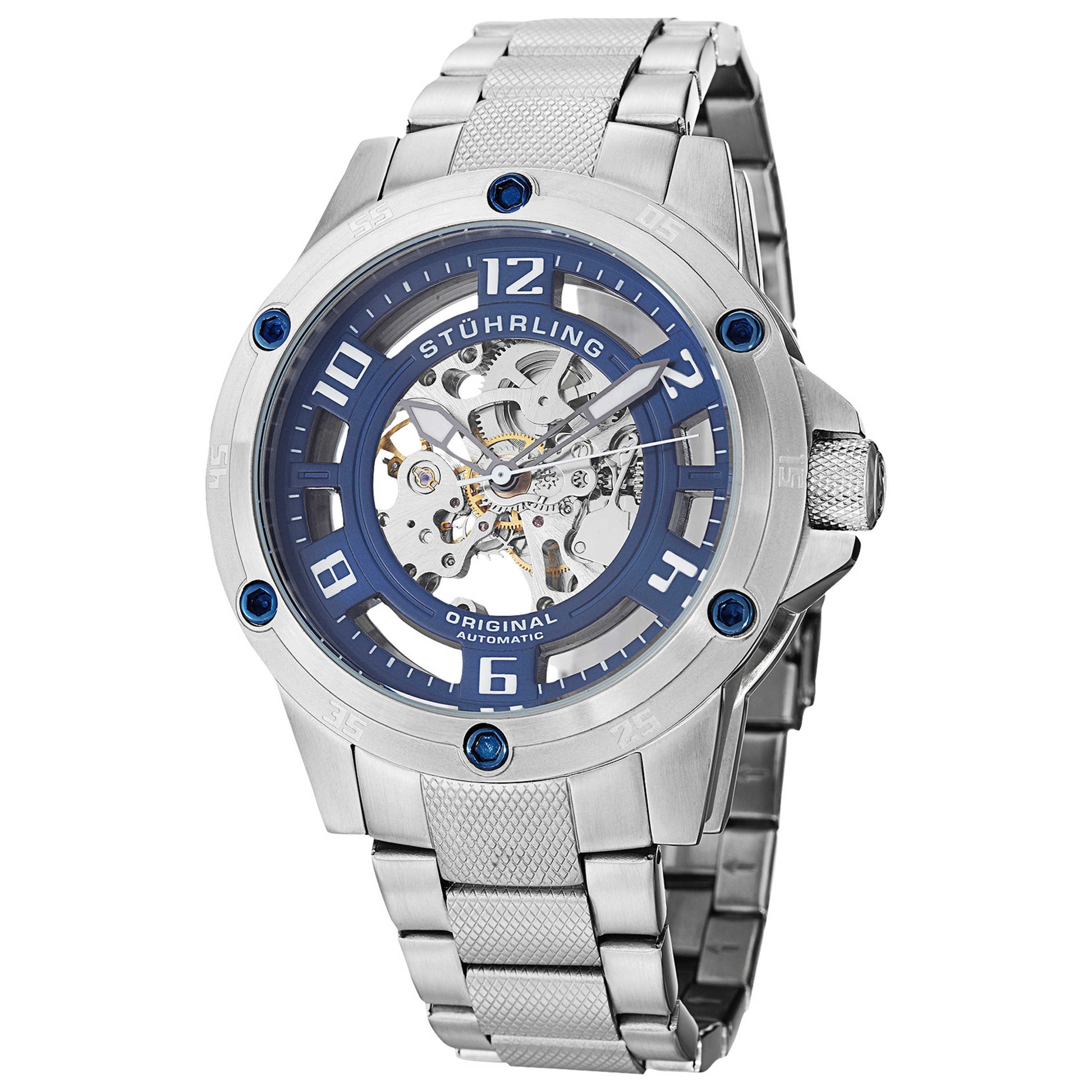 Front view of Stuhrling Legacy Men's Automatic Watch M14807