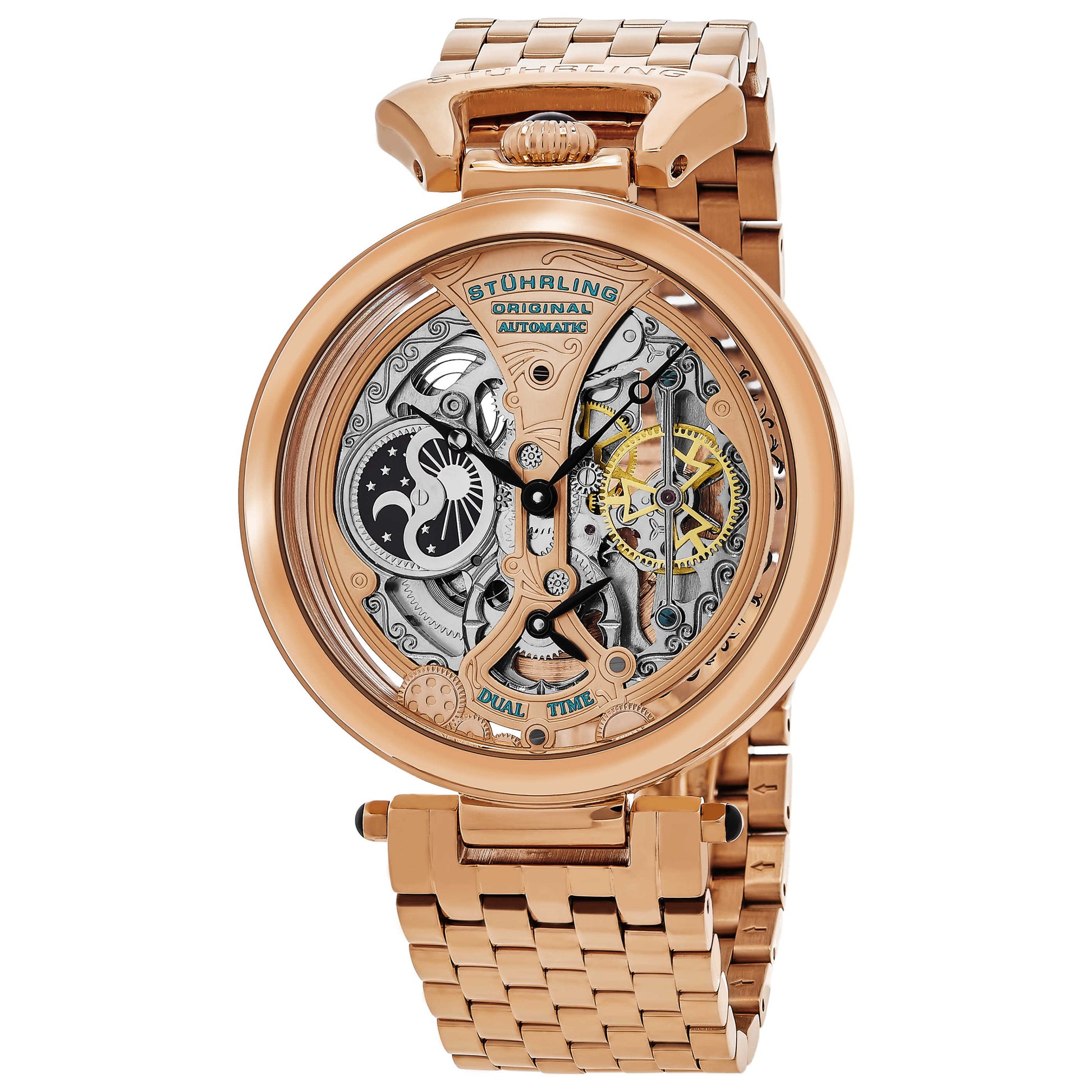 Front view of Stuhrling Legacy Men's Automatic Watch M14808
