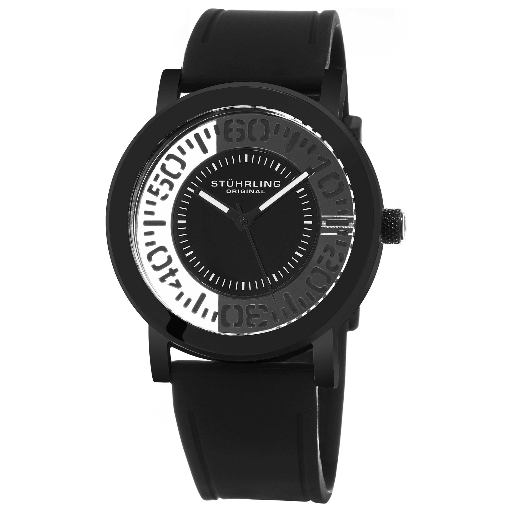 Front view of Stuhrling Symphony Men's Quartz Watch M14816