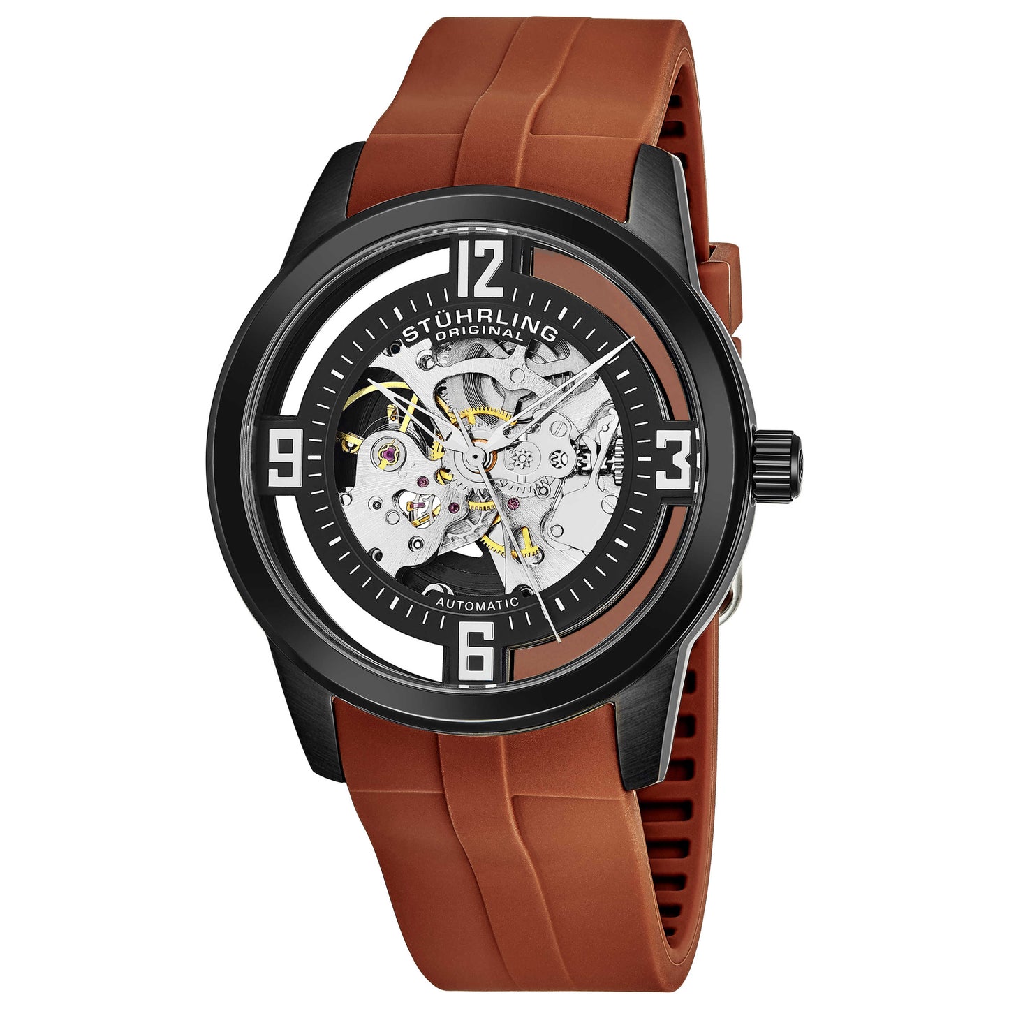 Front view of Stuhrling Legacy Men's Quartz Watch M14838