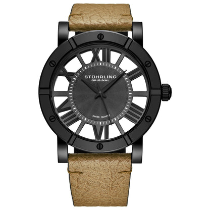 Front view of Stuhrling Symphony Men's Quartz Watch M14841