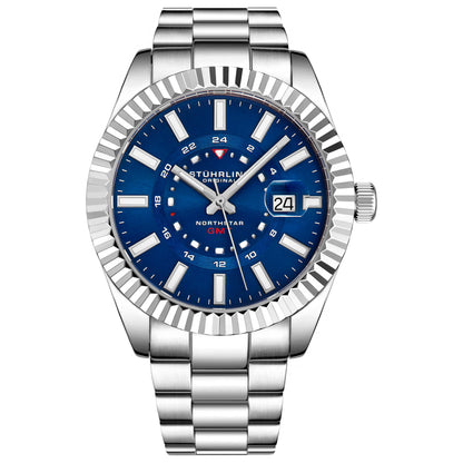 Front view of Stuhrling Symphony Men's Quartz Watch M14846