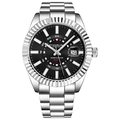 Front view of Stuhrling Symphony Men's Quartz Watch M14847
