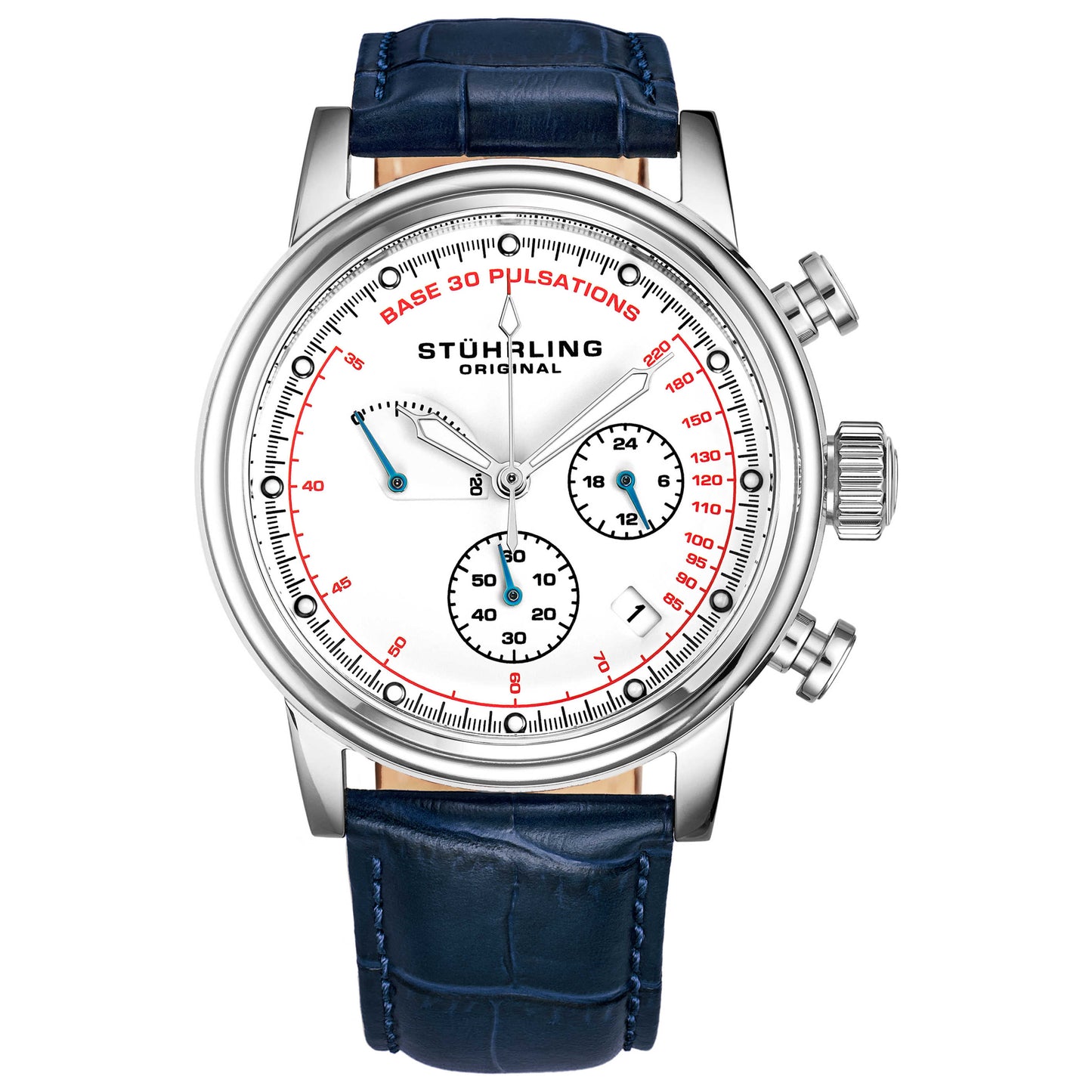 Front view of Stuhrling Monaco Men's Quartz Watch M14852