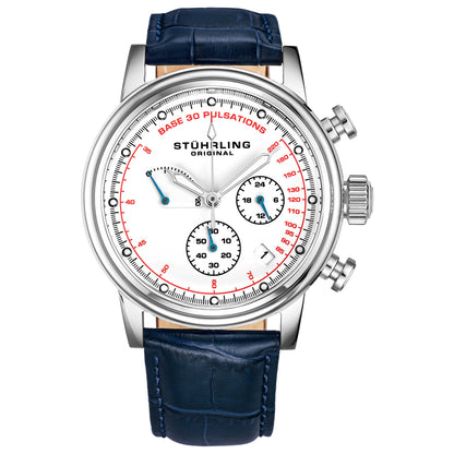 Front view of Stuhrling Monaco Men's Quartz Watch M14852