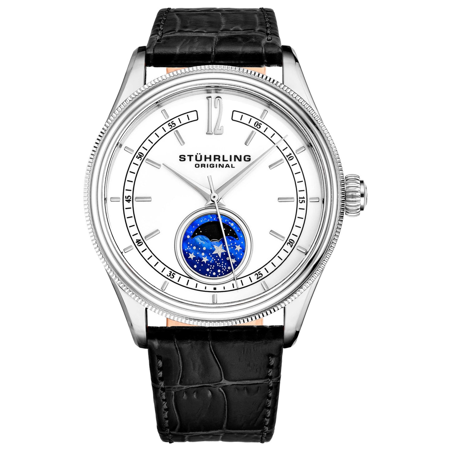 Front view of Stuhrling Symphony Men's Quartz Watch M14857