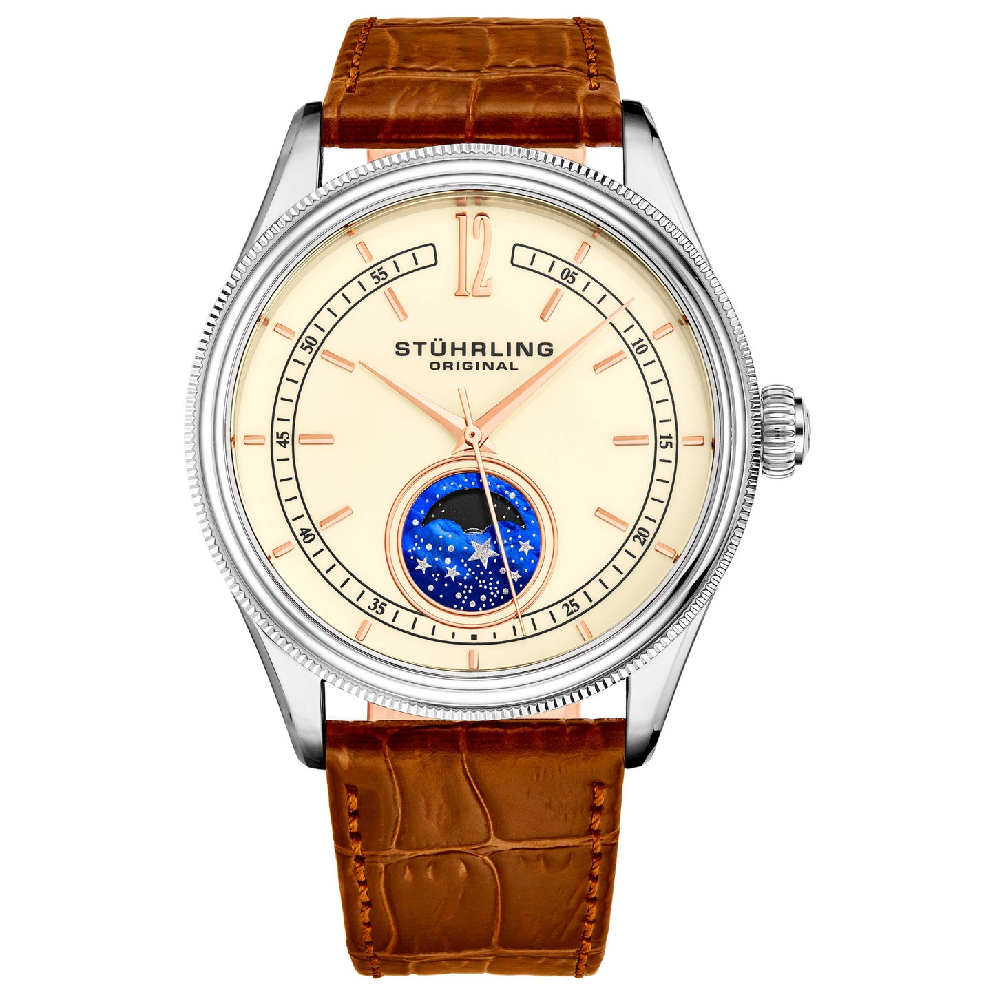 Front view of Stuhrling Symphony Men's Quartz Watch M14859