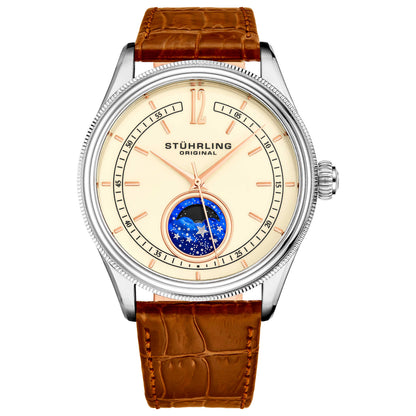 Front view of Stuhrling Symphony Men's Quartz Watch M14859