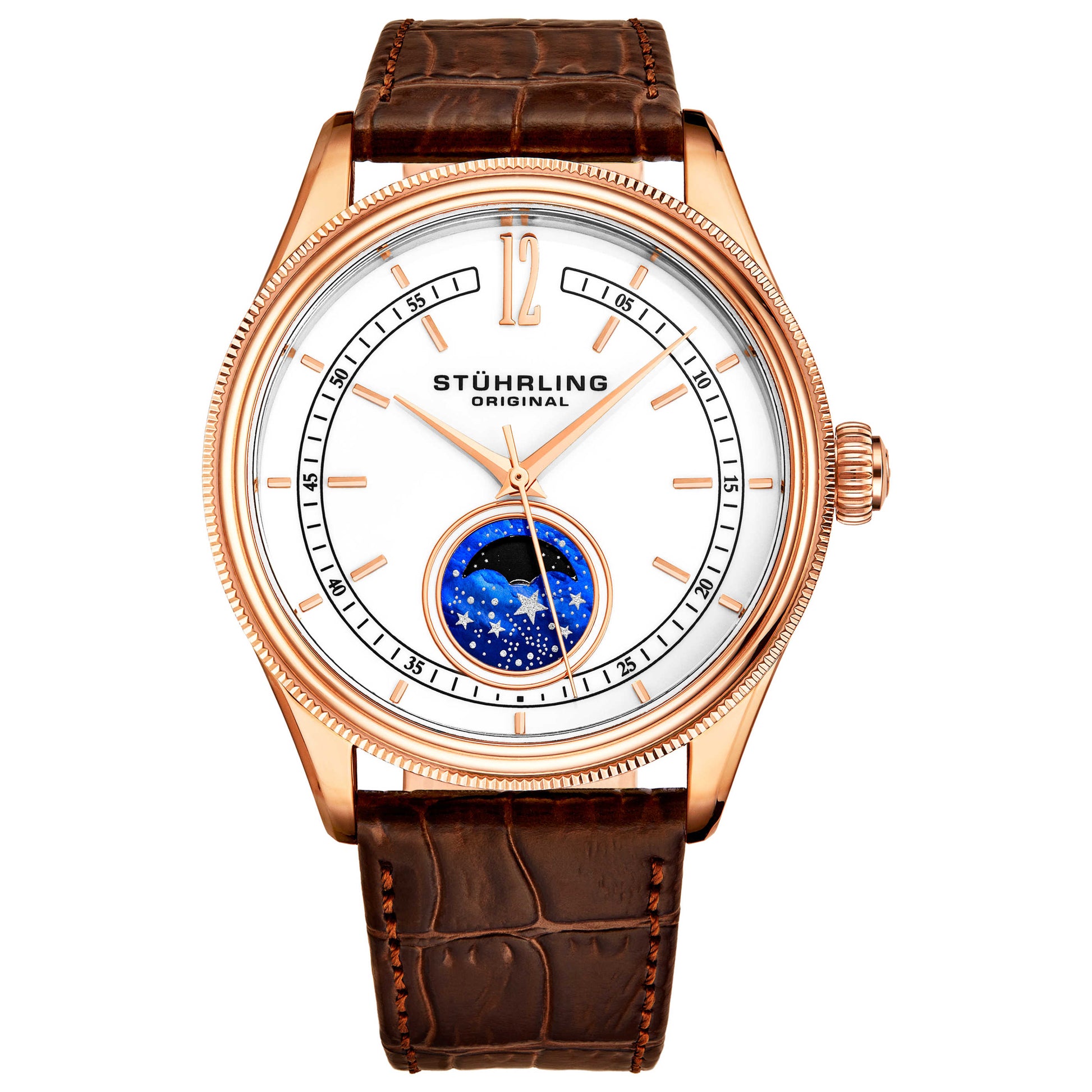 Front view of Stuhrling Symphony Men's Quartz Watch M14860