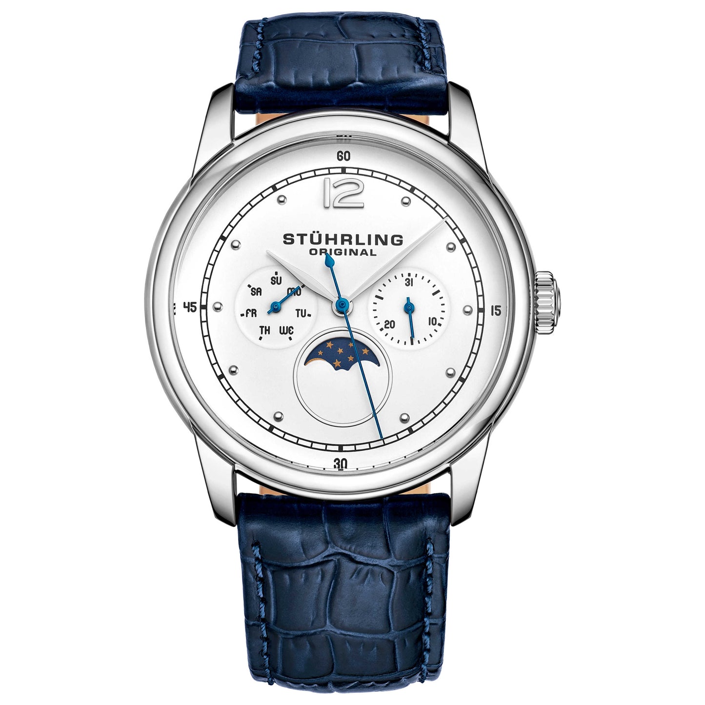 Front view of Stuhrling Symphony Men's Quartz Watch M14861