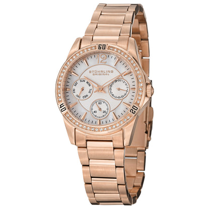 Front view of Stuhrling Aquadiver Women's Quartz Watch M14871