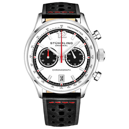 Front view of Stuhrling Monaco Men's Quartz Watch M14889