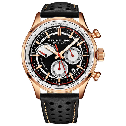 Front view of Stuhrling Monaco Men's Quartz Watch M14893