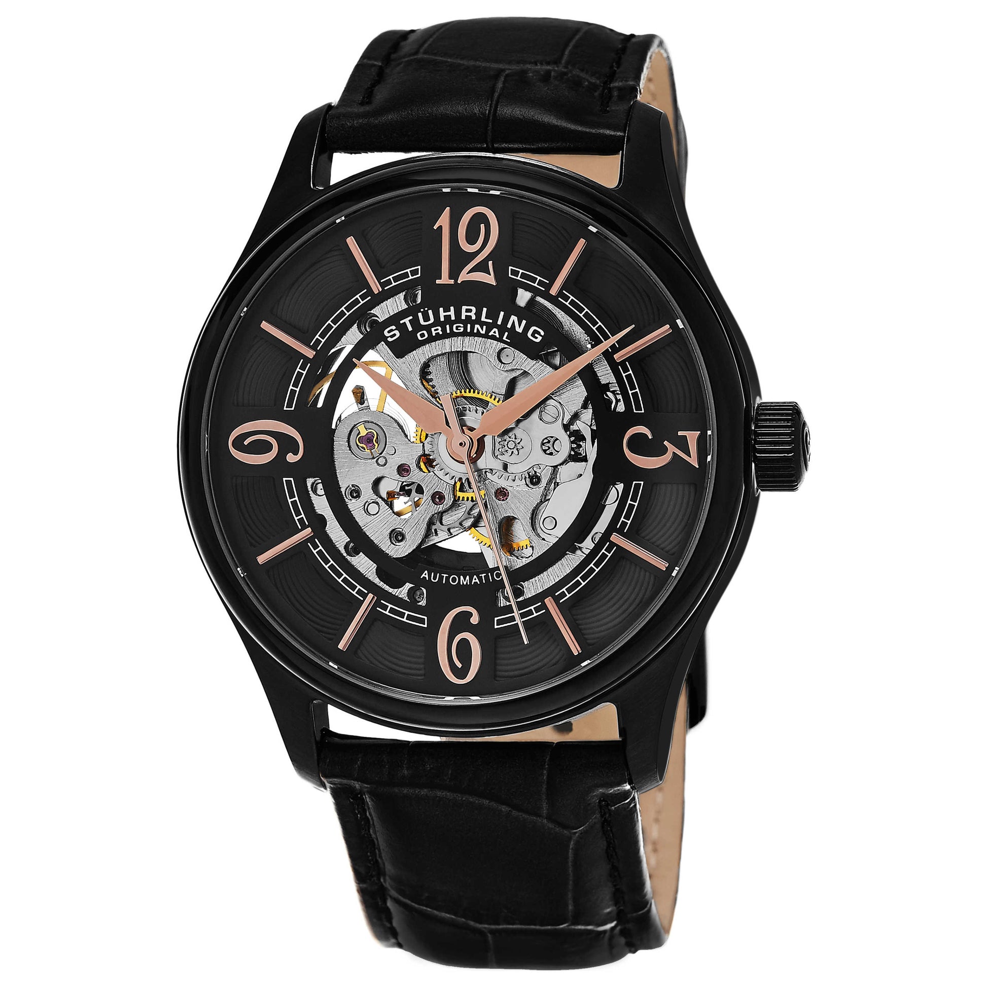 Front view of Stuhrling Legacy Men's Automatic Watch M14921