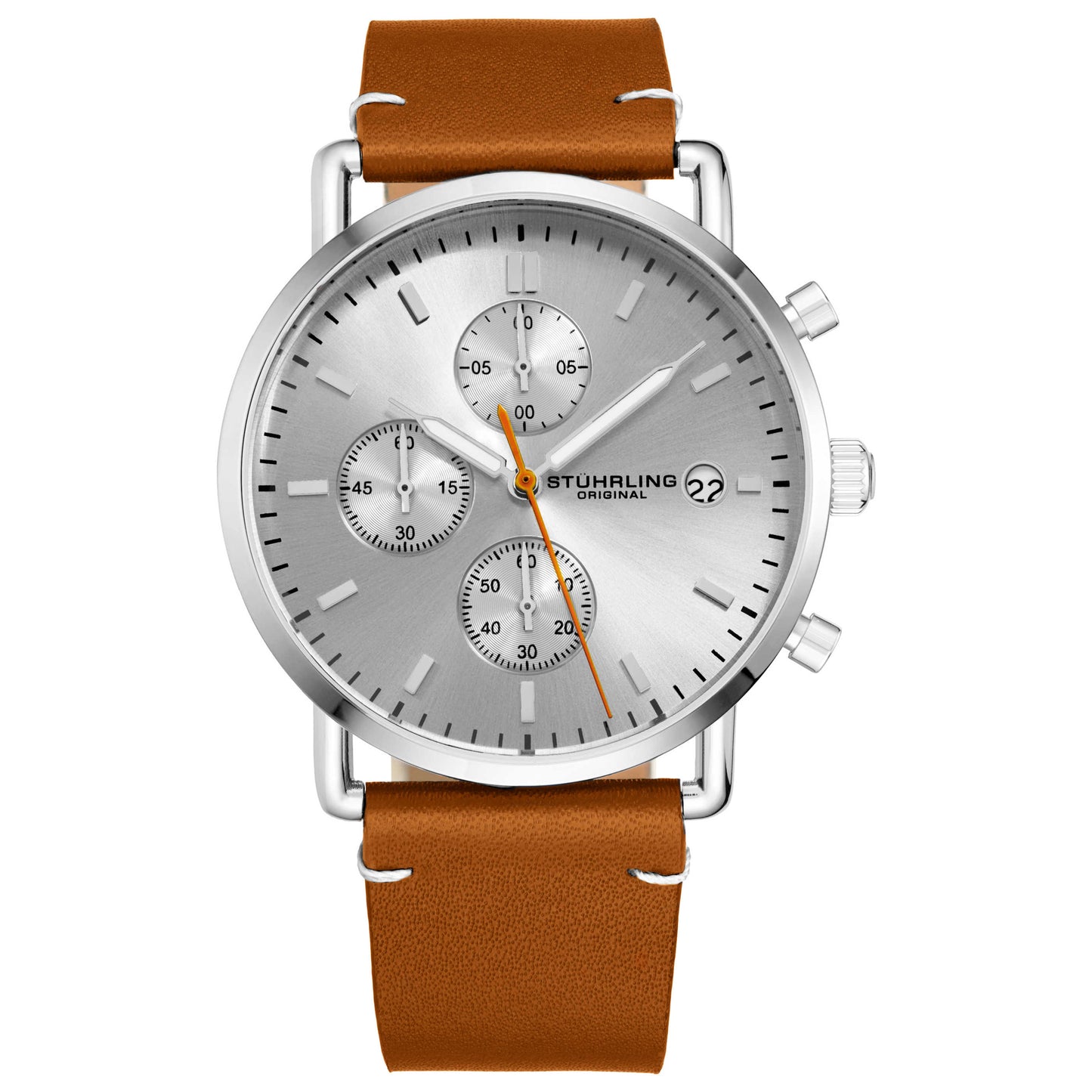 Front view of Stuhrling Monaco Men's Quartz Watch M14933