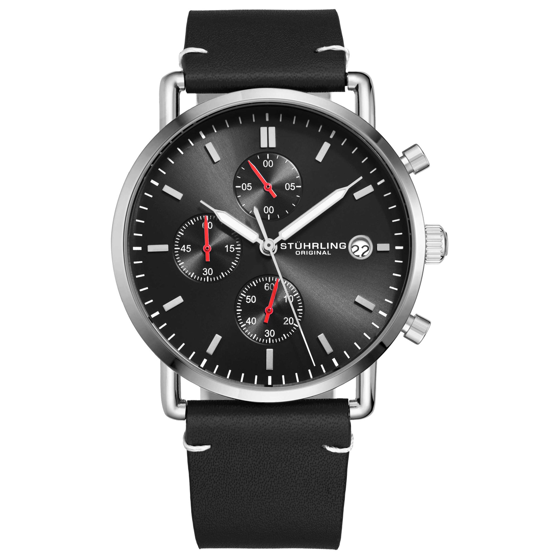 Front view of Stuhrling Monaco Men's Quartz Watch M14934