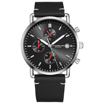 Front view of Stuhrling Monaco Men's Quartz Watch M14934