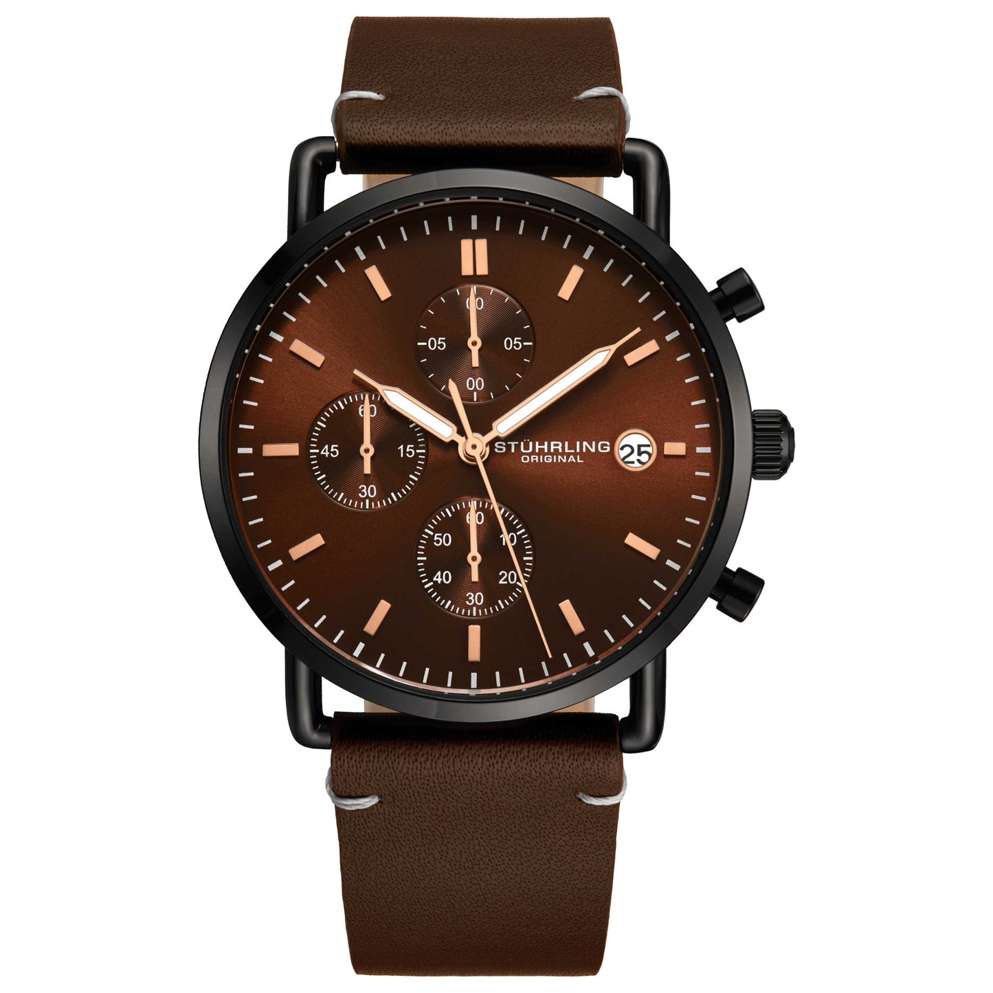 Front view of Stuhrling Monaco Men's Quartz Watch M14936