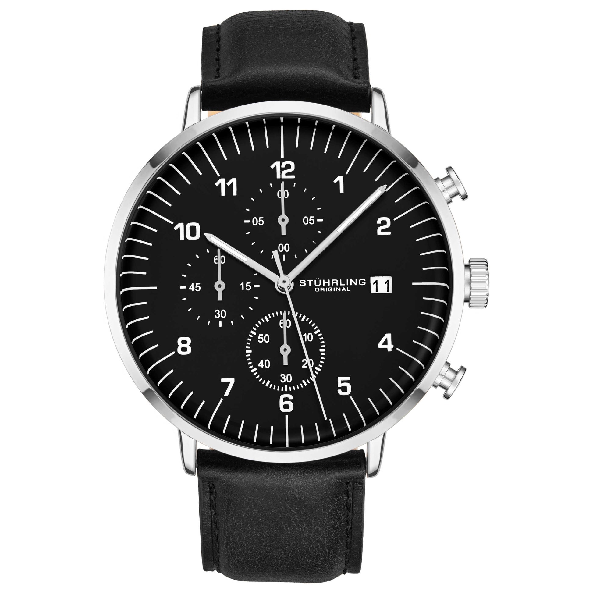 Front view of Stuhrling Monaco Men's Quartz Watch M14967