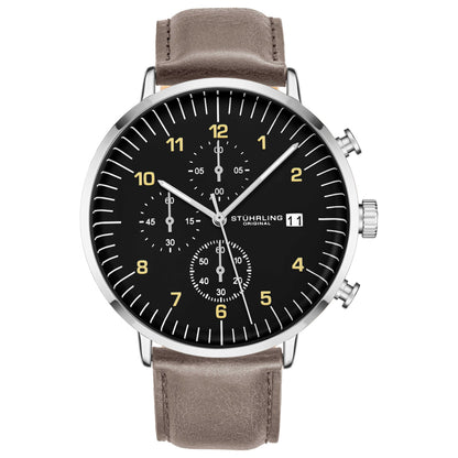 Front view of Stuhrling Monaco Men's Quartz Watch M14968